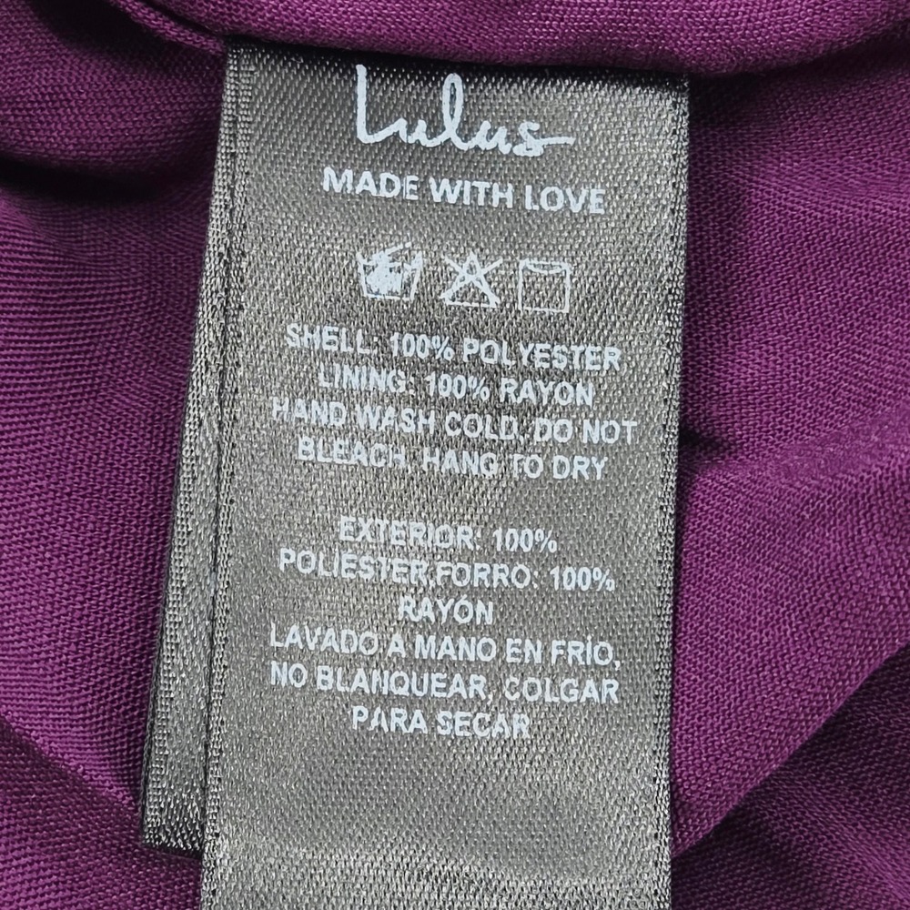 Lulus Floral Jacquard Satin Square Neck Mini Dress NWT Size S Y2K Vibe - Picture 7 of 11
